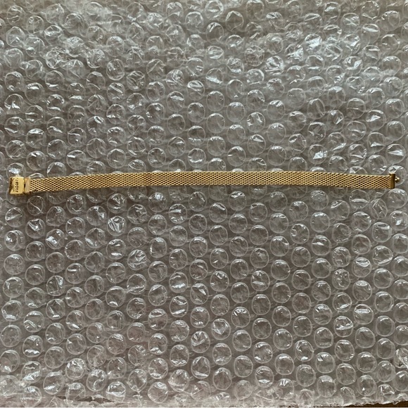 14k gold-plated Pandora Reflexion Mesh Bracelet EUC - Picture 4 of 10